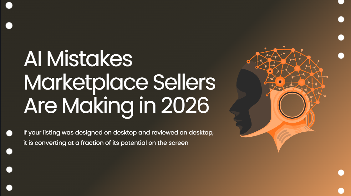 AI-powered Amazon listing optimization illustration